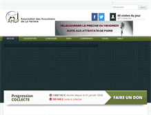 Tablet Screenshot of mosqueedelaverriere.fr
